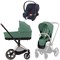 Коляска 3 в 1 Cybex Priam IV Rosegold complete и автокресло Aton B2 i-Size Bay Blue Leaf Green 1143689356 - фото 45559