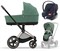 Коляска 3 в 1 Cybex Priam IV Rosegold complete и автокресло Aton B2 i-Size Bay Blue Leaf Green 1143689356 - фото 45589