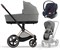 Коляска 3 в 1 Cybex Priam IV Rosegold complete и автокресло Aton B2 i-Size Bay Blue Mirage Grey 449925155 - фото 45621