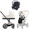 Коляска 3 в 1 Cybex Priam IV Rosegold complete и автокресло Aton B2 i-Size Bay Blue Off White 1172260809 - фото 45651