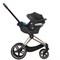 Коляска 3 в 1 Cybex Priam IV Rosegold complete и автокресло Aton B2 i-Size Bay Blue Off White 1172260809 - фото 45654
