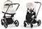 Коляска 3 в 1 Cybex Priam IV Rosegold complete и автокресло Aton B2 i-Size Steel Grey Off White 1758860989 - фото 46253