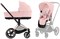 Коляска 3 в 1 Cybex Priam IV Rosegold complete и автокресло Aton B2 i-Size Steel Grey Peach Pink 564580837 - фото 46318