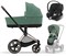 Коляска 3 в 1 Cybex Priam IV Rosegold complete и автокресло Aton B2 i-Size Volcano Black Leaf Green 759698000 - фото 46465