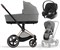 Коляска 3 в 1 Cybex Priam IV Rosegold complete и автокресло Aton B2 i-Size Volcano Black Mirage Grey 2130757164 - фото 46511