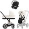 Коляска 3 в 1 Cybex Priam IV Rosegold complete и автокресло Aton B2 i-Size Volcano Black Off White 23091552 - фото 46548