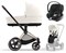 Коляска 3 в 1 Cybex Priam IV Rosegold complete и автокресло Aton B2 i-Size Volcano Black Off White 23091552 - фото 46560