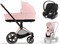 Коляска 3 в 1 Cybex Priam IV Rosegold complete и автокресло Aton B2 i-Size Volcano Black Peach Pink 1110550876 - фото 46611