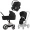 Коляска 3 в 1 Cybex Priam IV Rosegold complete и автокресло Aton B2 i-Size Volcano Black Sepia Black 643878183 - фото 46650