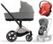 Коляска 3 в 1 Cybex Priam IV Rosegold complete и автокресло Aton S2 i-Size Hibiscus Red Mirage Grey 253927841 - фото 46836