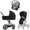 Коляска 3 в 1 Cybex Priam IV Rosegold complete и автокресло Aton S2 i-Size Lava Grey Sepia Black 1526194200 - фото 47288