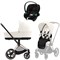 Коляска 3 в 1 Cybex Priam IV Rosegold complete и автокресло Aton S2 i-Size Moon Black Off White 862982665 - фото 47504