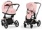 Коляска 3 в 1 Cybex Priam IV Rosegold complete и автокресло Aton S2 i-Size Moon Black Peach Pink 221947836 - фото 47581