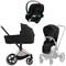 Коляска 3 в 1 Cybex Priam IV Rosegold complete и автокресло Aton S2 i-Size Moon Black Sepia Black 1670514165 - фото 47604