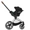 Коляска 3 в 1 Cybex Priam IV Chrome Brown complete и автокресло Aton S2 i-Size Moon Black Leaf Green 1529147234 - фото 48351