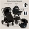 Детская коляска Sweet Baby Cupola New 3 в 1 Moon Black 1307735776 - фото 49168