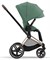 Коляска 3 в 1 Cybex Priam IV Rosegold complete и автокресло Cloud T i-Size Mirage Grey Leaf Green 1822862380 - фото 49657