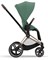 Коляска 3 в 1 Cybex Priam IV Rosegold complete и автокресло Cloud T i-Size Mirage Grey Leaf Green 1822862380 - фото 49661