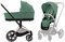 Коляска 3 в 1 Cybex Priam IV Rosegold complete и автокресло Cloud T i-Size Mirage Grey Leaf Green 1822862380 - фото 49662