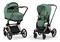 Коляска 3 в 1 Cybex Priam IV Rosegold complete и автокресло Cloud T i-Size Mirage Grey Leaf Green 1822862380 - фото 49698