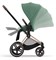 Коляска 3 в 1 Cybex Priam IV Rosegold complete и автокресло Cloud T i-Size Mirage Grey Leaf Green 1822862380 - фото 49702