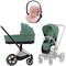 Коляска 3 в 1 Cybex Priam IV Rosegold complete и автокресло Cloud T i-Size Peach Pink Plus Leaf Green 2098726601 - фото 50319