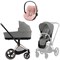 Коляска 3 в 1 Cybex Priam IV Rosegold complete и автокресло Cloud T i-Size Peach Pink Plus Mirage Grey 1057556512 - фото 50368