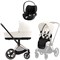 Коляска 3 в 1 Cybex Priam IV Rosegold complete и автокресло Cloud T i-Size Sepia Black Off White 1708257404 - фото 50790