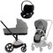 Коляска 3 в 1 Cybex Priam IV Rosegold complete и автокресло Cloud T i-Size Sepia Black Plus Mirage Grey 173496282 - фото 51045