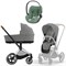 Коляска 3 в 1 Cybex Priam IV Chrome Brown complete и автокресло Cloud T i-Size Leaf Green Plus Mirage Grey 1903136107 - фото 51448