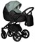 Детская коляска Indigo Mio Eco 2 в 1 05 черная кожа+шалфей кожа 1107353091 - фото 5151