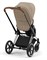 Коляска 3 в 1 Cybex Priam IV Chrome Brown complete и автокресло Cloud T i-Size Mirage Grey Cozy Beige 1783417198 - фото 51530
