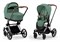 Коляска 3 в 1 Cybex Priam IV Chrome Brown complete и автокресло Cloud T i-Size Mirage Grey Leaf Green 1459680513 - фото 51557