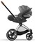 Коляска 3 в 1 Cybex Priam IV Chrome Brown complete и автокресло Cloud T i-Size Mirage Grey Leaf Green 1459680513 - фото 51606