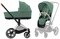 Коляска 3 в 1 Cybex Priam IV Chrome Brown complete и автокресло Cloud T i-Size Mirage Grey Leaf Green 1459680513 - фото 51607