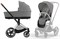 Коляска 3 в 1 Cybex Priam IV Chrome Brown complete и автокресло Cloud T i-Size Mirage Grey Mirage Grey 451843205 - фото 51660