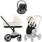 Коляска 3 в 1 Cybex Priam IV Chrome Brown complete и автокресло Cloud T i-Size Mirage Grey Plus Off White 611204575 - фото 51898