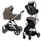 Детская коляска Espiro Only 3 в 1 2025 409 smokey taupe/Чёрный (Black 110) 1941651179 - фото 51966