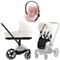 Коляска 3 в 1 Cybex Priam IV Chrome Brown complete и автокресло Cloud T i-Size Peach Pink Plus Off White 1604795346 - фото 52203