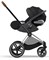 Коляска 3 в 1 Cybex Priam IV Chrome Brown complete и автокресло Cloud T i-Size Sepia Black Plus Leaf Green 1446405768 - фото 52293