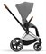 Коляска 3 в 1 Cybex Priam IV Chrome Brown complete и автокресло Cloud T i-Size Platinum White Plus Mirage Grey 1409598266 - фото 52502