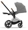 Коляска 3 в 1 Cybex Priam IV Chrome Brown complete и автокресло Cloud T i-Size Sepia Black Mirage Grey 417694330 - фото 52681