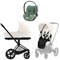 Коляска 3 в 1 Cybex Priam IV Matt Black complete и автокресло Cloud T i-Size Leaf Green Plus Off White 1283188237 - фото 52990