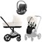 Коляска 3 в 1 Cybex Priam IV Matt Black complete и автокресло Cloud T i-Size Mirage Grey Off White 250844187 - фото 53118