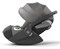 Коляска 3 в 1 Cybex Priam IV Matt Black complete и автокресло Cloud T i-Size Mirage Grey Sepia Black 1235034125 - фото 53166