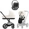 Коляска 3 в 1 Cybex Priam IV Matt Black complete и автокресло Cloud T i-Size Mirage Grey Plus Off White 1715441730 - фото 53214