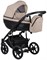 Детская коляска Bexa Ideal Eco 3 в 1 с автокреслом Avionaut Cosmo IE02 черный+св.бежевая кожа 1150192250 - фото 53846