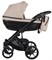 Детская коляска Bexa Ideal Eco 3 в 1 с автокреслом Avionaut Cosmo IE02 черный+св.бежевая кожа 1150192250 - фото 53871