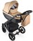 Детская коляска Bexa Ideal Eco 3 в 1 с автокреслом Avionaut Cosmo IE03 черный+т.бежевая кожа 1328370031 - фото 53874