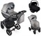 Детская коляска Bexa Ideal Eco 3 в 1 с автокреслом Avionaut Cosmo IE05 черный+св.серая кожа 287785864 - фото 53878